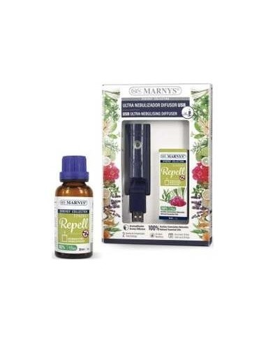 Pack Usb Ultra Nebulizador+Synergy Repell 30Ml. de Marnys