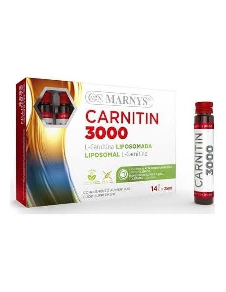 Carnitin 3000 Liposomada 14Viales de Marnys