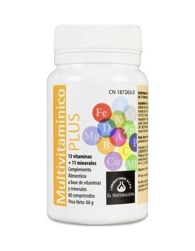 Multivitaminico Plus 60Comp. de El Naturalista