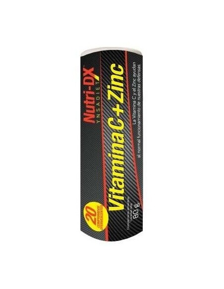 Vitamina C + Zinc Efervescente 20 Tabletas de Ynsadiet