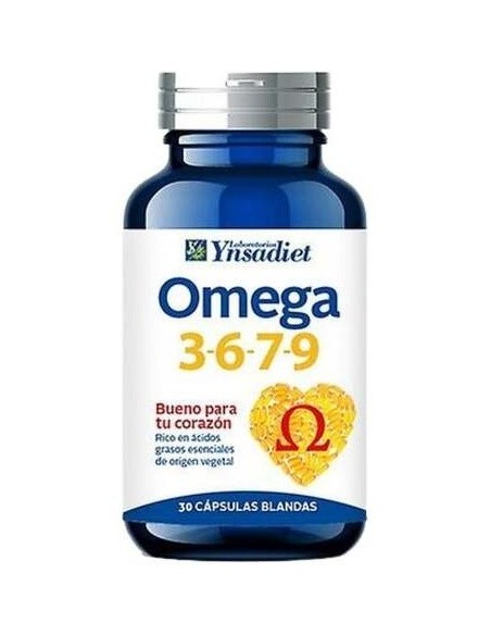 Omega 3-6-7-9 30 Caps. V de Ynsadiet