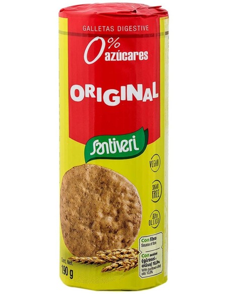 Galletas Digestive 0% Azucar 190Gr. de Santiveri