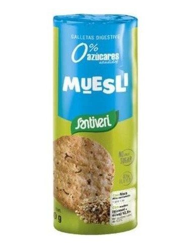 Galletas Integrales Muesli 0% Azucares 190Gr. de Santiveri
