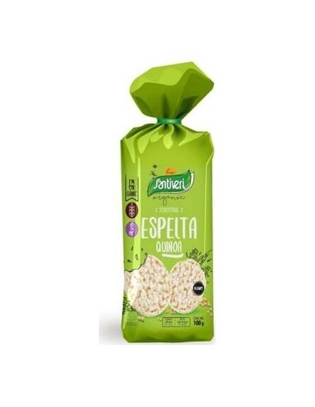 Tortitas Espelta Quinoa 100Gr. Bio de Santiveri