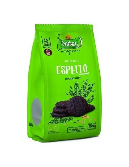 Galletas Espelta Chocolate 150Gr. Bio de Santiveri