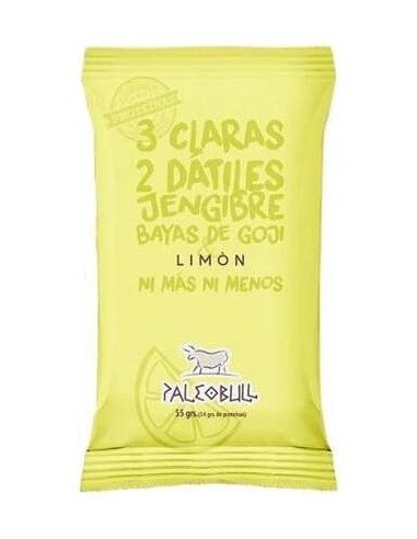 Paleobull Barritas Limon-Goji-Jengibre Caja 15Ud. de Paleobull