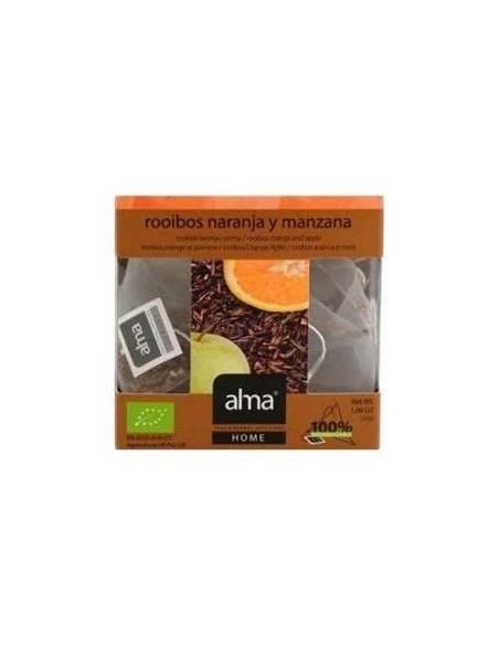 Rooibos Naranja Y Manzana Inf 15Piramide Eco Vegan de Alma Home