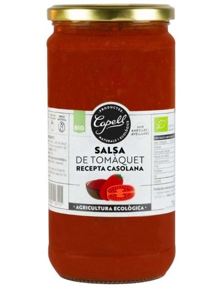 Salsa De Tomate Casera 700Gr. Eco de Capell