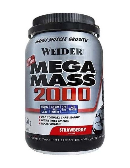 Weider Mega Mass 2000 Fresa 1,5Kg. de Weider