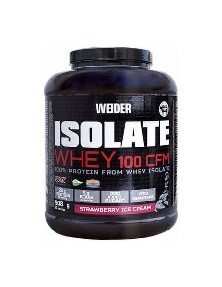 Weider Isolate Whey 100 Cfm Fresa 908Gr. de Weider