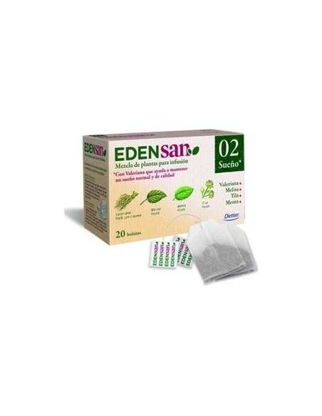Edensan  Sueño 02  Envase 20 Filtros(20 Infusiones) de Edensan®