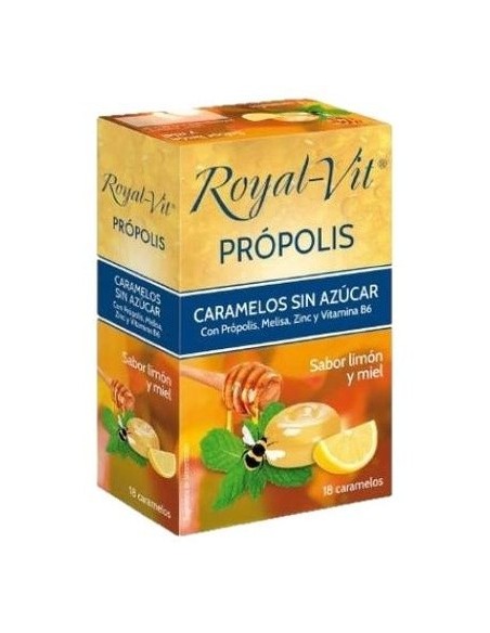 Royal-Vit Caramelos Própolis Expositor Que Contiene 12 Cajitas de Royal-Vit®