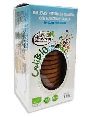 Celibio Azul Galleta Avena Manzana Canela 115G de La Campesina
