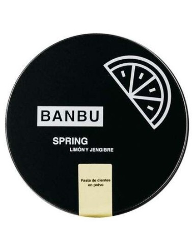 Spring Dentifrico Limon  Polvo 60Gr. Eco Vegan de Banbu