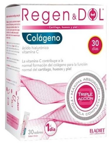 Regen &Amp  Dol Colageno Sabor Limon 30Sbrs. de Eladiet