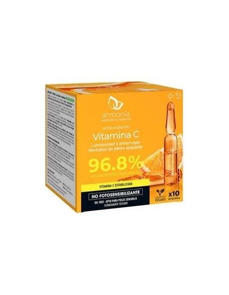 Vitamina C Antioxidante 10Amp. de Armonia