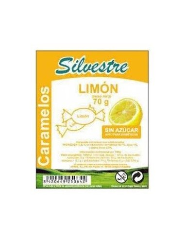 Caramelos De Limon Sin Azucar 70Gr. de Silvestre