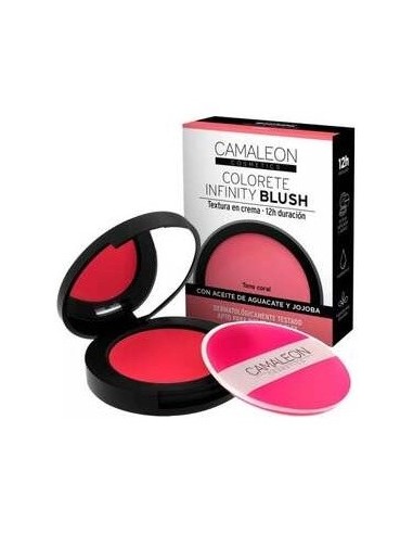 Camaleon Colorete Infinity Blush Coral 3Gr. de Camaleon Cosmetics