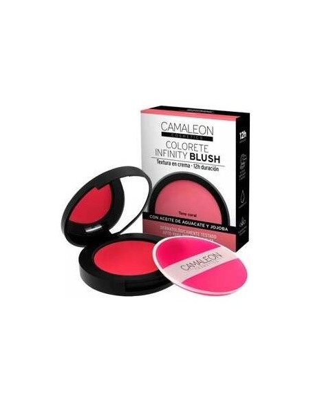 Camaleon Colorete Infinity Blush Coral 3Gr. de Camaleon Cosmetics