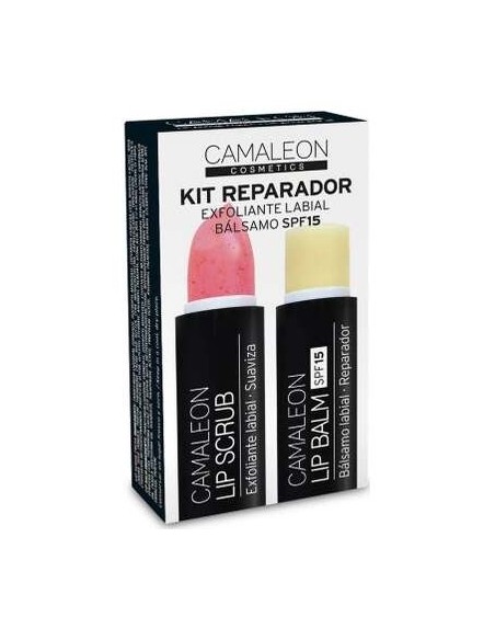 Camaleon Kit Reparador Labial+Exfoliante Fresa. de Camaleon Cosmetics
