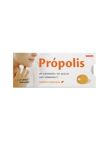 Caramelos S/A Propolis Naranja 22Gr de Sawes