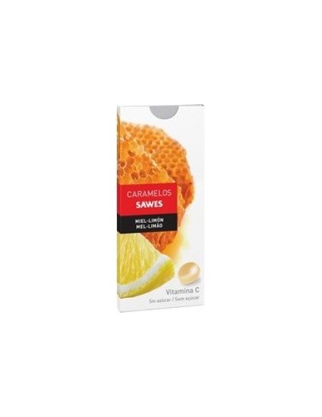 Caramelos Balsam S/Azucar Miel Limón Vit C 22Gr de Sawes