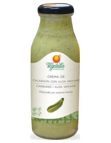 Crema De Calabacin Con Alga Wakame 500Ml. Bio de Vegetalia