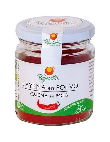Pimienta Cayena Polvo 80Gr. Bio de Vegetalia