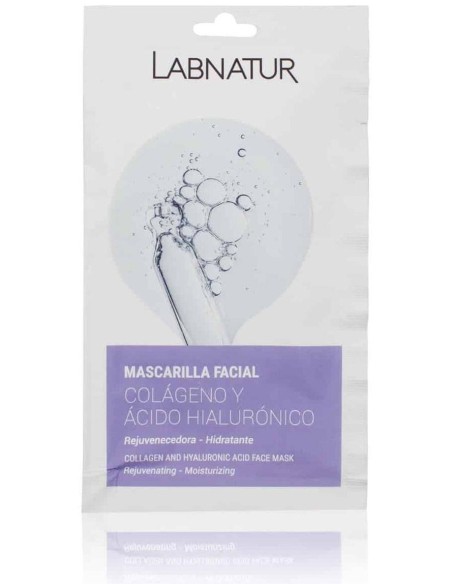 Mascarilla Facial Colageno-Acido Hialuronico 24Srs. de Labnatur Bio