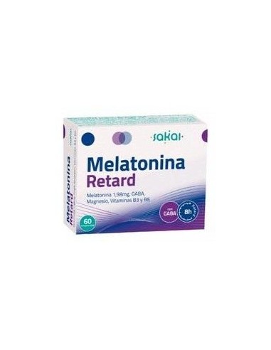 Melatonina Retard 60Comp.** de Sakai