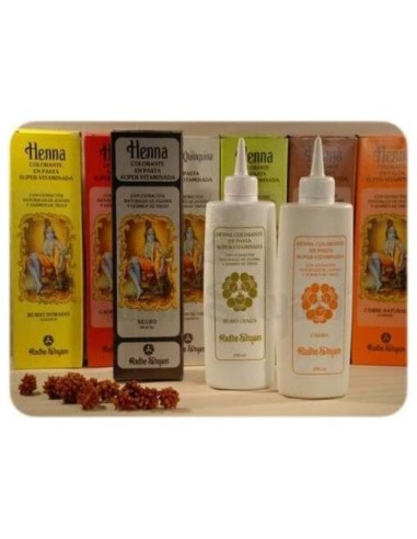 Henna Pasta Rubio Dorado 200Gr. de Radhe Shyam