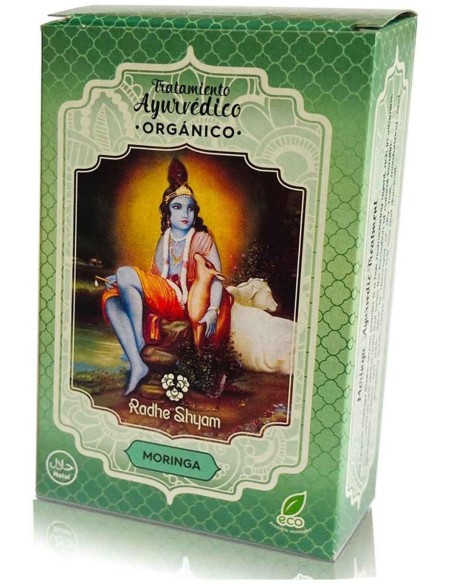 Tratamiento Capilar Ayurvedico Moringa 100Gr. Eco de Radhe Shyam