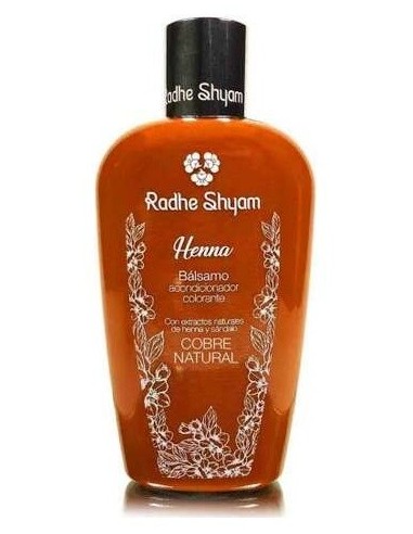 Balsamo Acondicionador Henna Color Cobre 400Ml. de Radhe Shyam