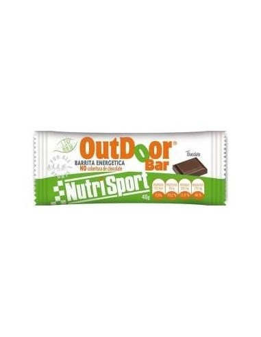 Barrita Energ. Outdoor Chocolate S/C Caja 20Unid. de Nutrisport