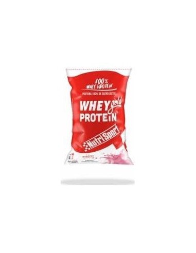 Whey Gold Protein Fresa Bolsa 2Kg. de Nutrisport