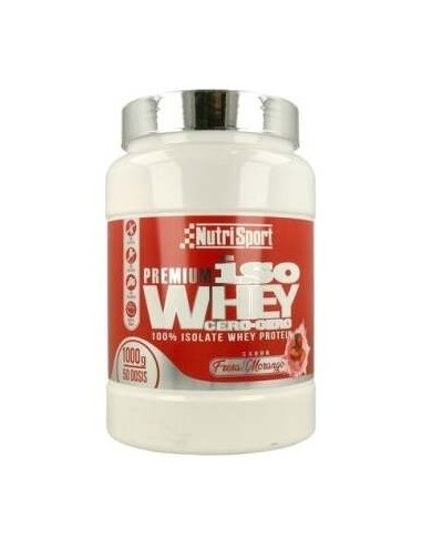 Iso Whey Cero Cero Fresa 1Kg. de Nutrisport