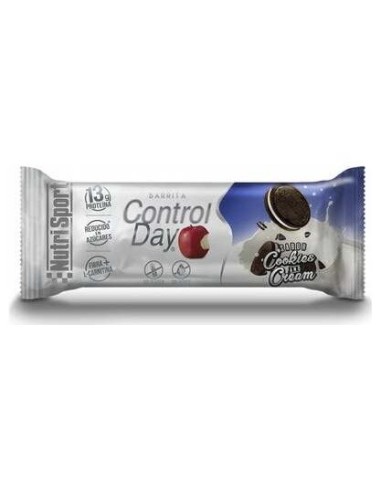 Barrita Cookies-Cream Controlday Caja 28Uds. de Nutrisport