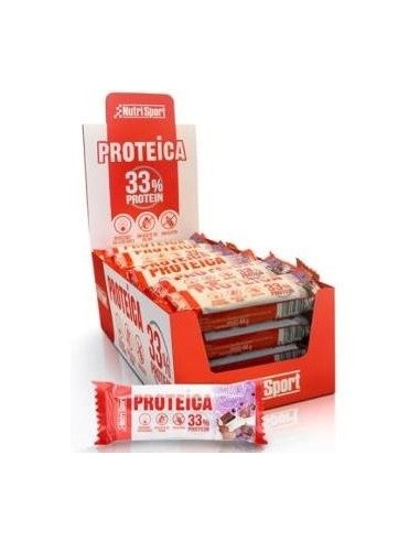 Barrita Proteica Chocolate 24Unid. Nutrisport
