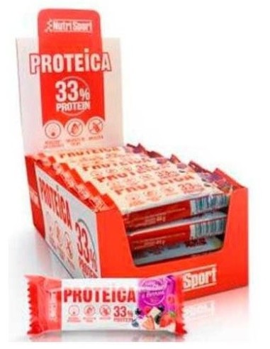 Barrita Proteica Red-Berries 24Unid. Nutrisport
