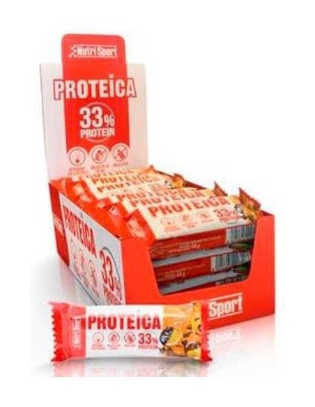 Barrita Proteica Dark Choco-Orange 24Uds. de Nutrisport