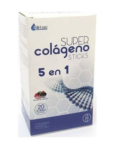 Super Colageno 5 En 1 20Sticks de Science & Health Sbd