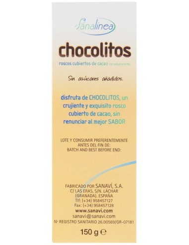 Chocolitos Roscos 150Gr. de Sanavi