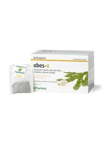 Inf.Herboplant Obes Nº 4 Diuretica  20Sbs de Herbora
