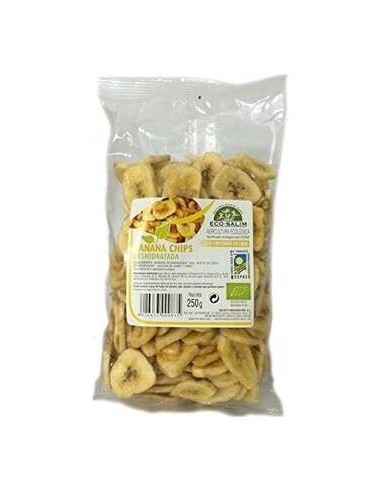 Banana Chips Deshidratada 250Gr. Bio de Eco Salim