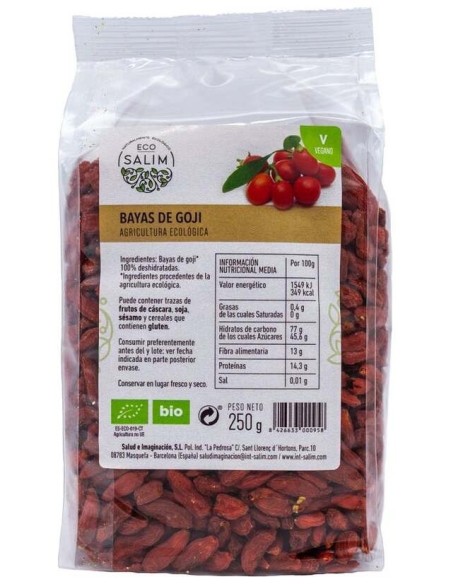Bayas De Goji 250Gr. Bio Vegan de Eco Salim