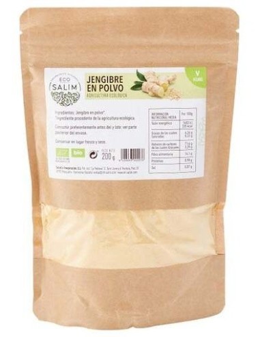 Jengibre En Polvo 200Gr. Bio Vegan de Eco Salim
