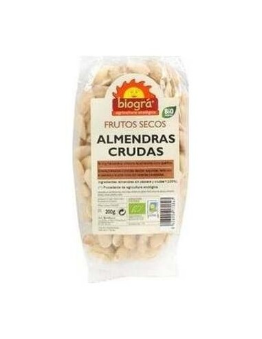 Almendras Crudas 200Gr. Bio de Biogra