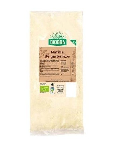 Harina De Garbanzos 500Gr. Bio de Biogra