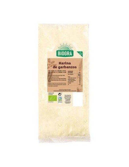 Harina De Garbanzos 500Gr. Bio Vegan Sg de Biogra
