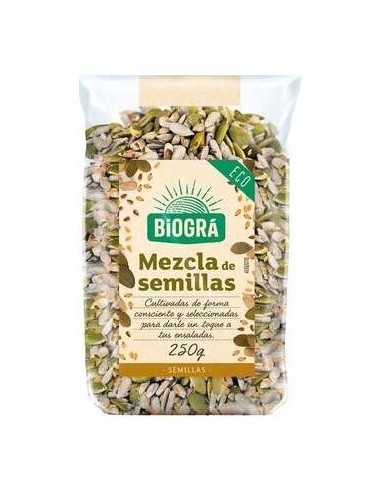 Mezcla De Semillas 250Gr. Bio de Biogra